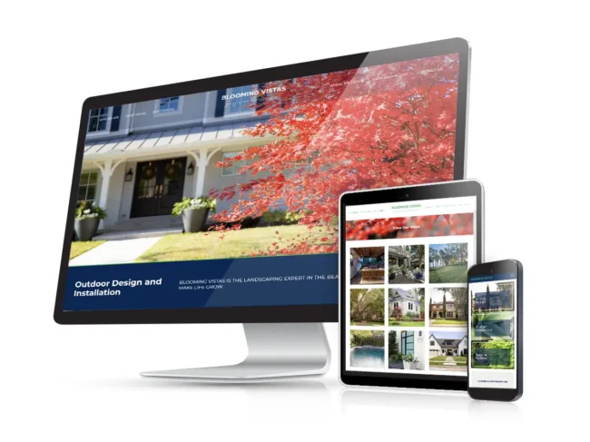 landscaper website design