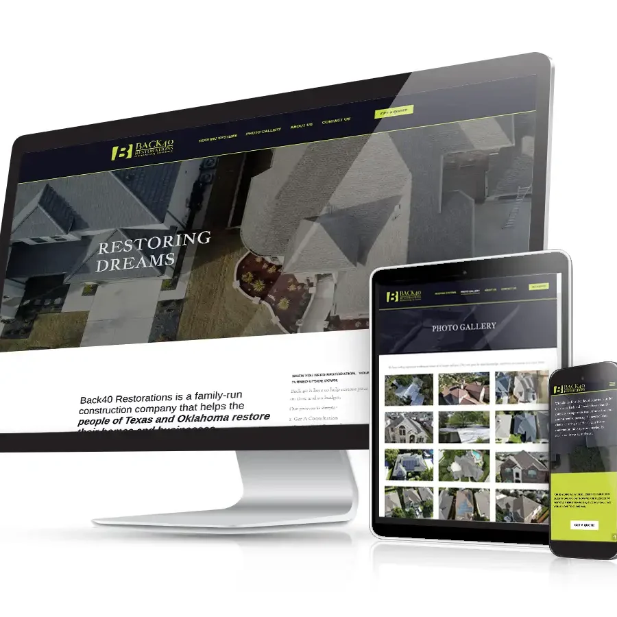roofer website design