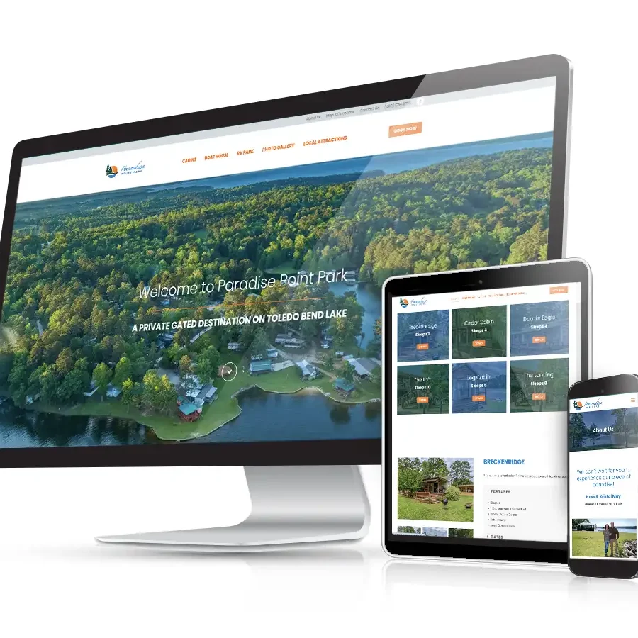 RV park website design