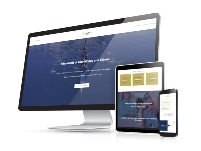 wealth advisor website design