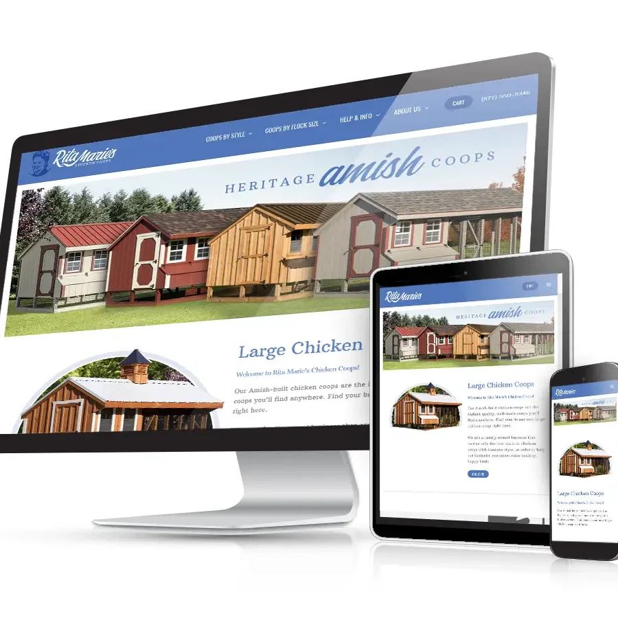 retail website design