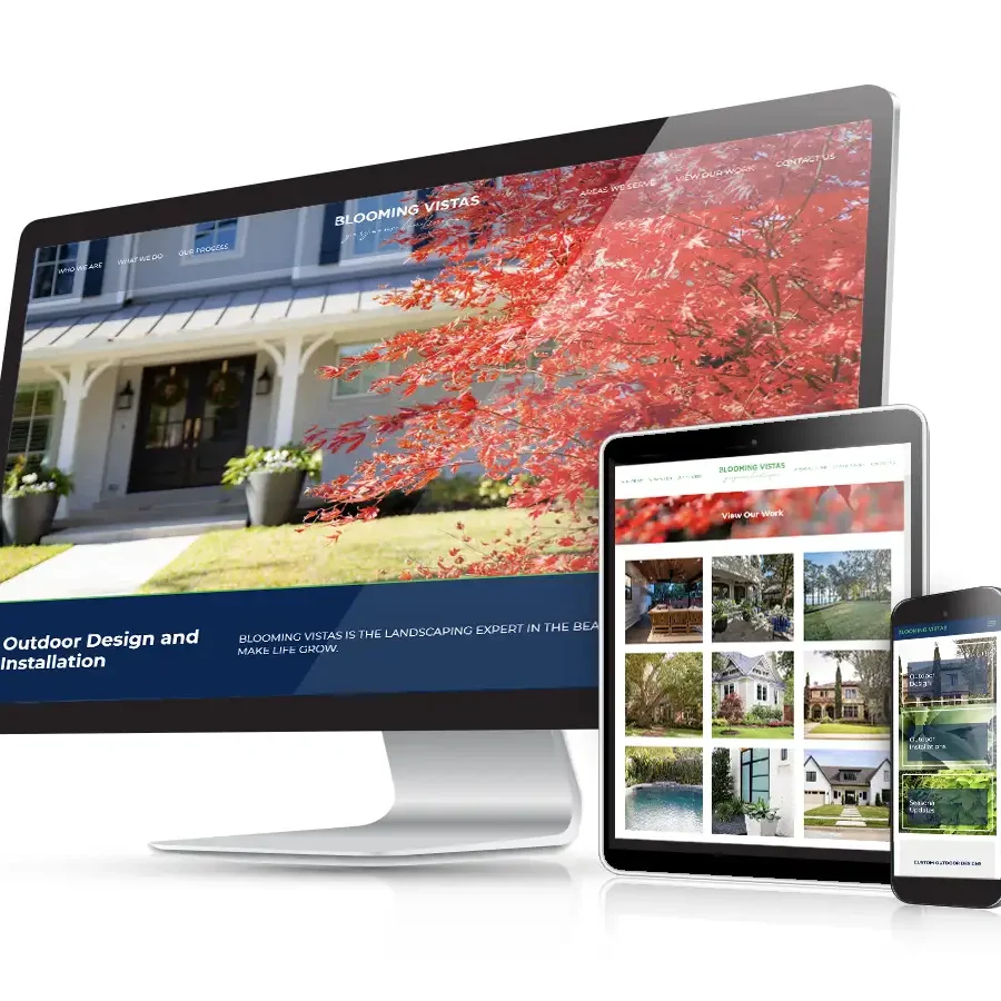 landscaper website design