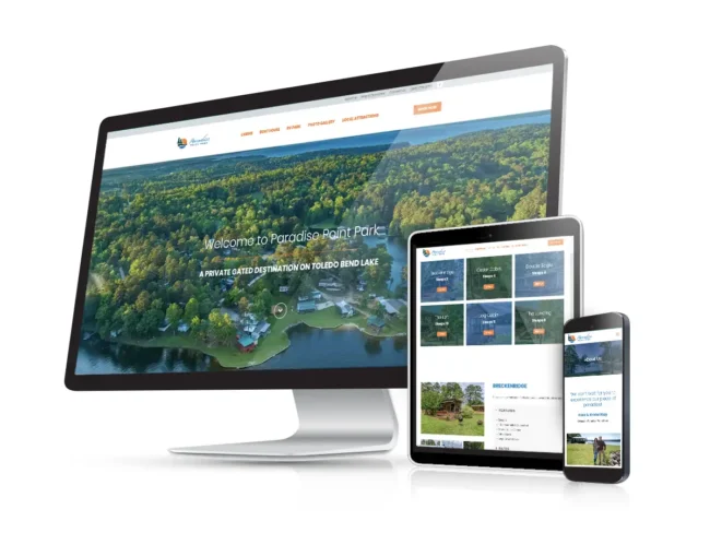 RV park website design